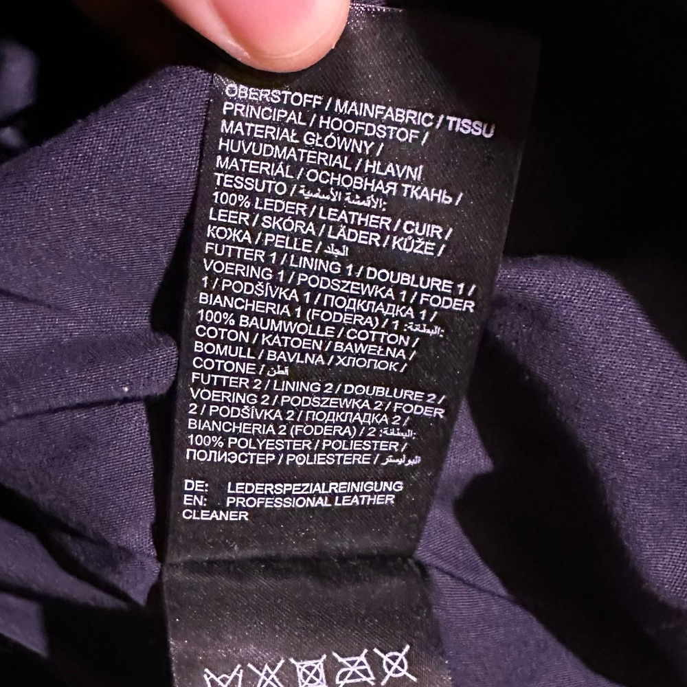 Real leather jacket - Picture 3 of 4